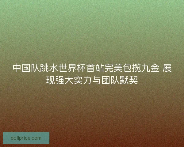 中国队跳水世界杯首站完美包揽九金 展现强大实力与团队默契